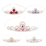 Maxbell Hairband Tiaras Headdress Decorative Accessories Gift for Girls Fairy Prom Violet