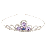 Maxbell Hairband Tiaras Headdress Decorative Accessories Gift for Girls Fairy Prom Violet