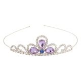 Maxbell Hairband Tiaras Headdress Decorative Accessories Gift for Girls Fairy Prom Violet