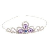 Maxbell Hairband Tiaras Headdress Decorative Accessories Gift for Girls Fairy Prom Violet