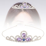 Maxbell Hairband Tiaras Headdress Decorative Accessories Gift for Girls Fairy Prom Violet