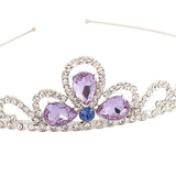 Maxbell Hairband Tiaras Headdress Decorative Accessories Gift for Girls Fairy Prom Violet