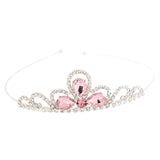 Maxbell Hairband Tiaras Headdress Decorative Accessories Gift for Girls Fairy Prom Pink