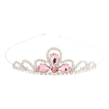 Maxbell Hairband Tiaras Headdress Decorative Accessories Gift for Girls Fairy Prom Pink