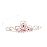 Maxbell Hairband Tiaras Headdress Decorative Accessories Gift for Girls Fairy Prom Pink