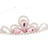 Maxbell Hairband Tiaras Headdress Decorative Accessories Gift for Girls Fairy Prom Pink