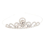 Maxbell Hairband Tiaras Headdress Decorative Accessories Gift for Girls Fairy Prom White