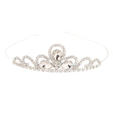 Maxbell Hairband Tiaras Headdress Decorative Accessories Gift for Girls Fairy Prom White