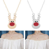 Maxbell Cute Pendant Necklace Fashion Gift Charms Jewelry for Party Women Christmas Gold