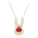 Maxbell Cute Pendant Necklace Fashion Gift Charms Jewelry for Party Women Christmas Gold