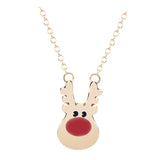 Maxbell Cute Pendant Necklace Fashion Gift Charms Jewelry for Party Women Christmas Gold