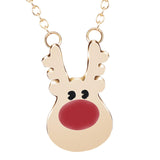 Maxbell Cute Pendant Necklace Fashion Gift Charms Jewelry for Party Women Christmas Gold