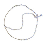 Maxbell Rhinestone Head Chain Bridal Headpieces Glamorous for Prom Women Girls Aureate