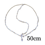 Maxbell Rhinestone Head Chain Bridal Headpieces Glamorous for Prom Women Girls Aureate