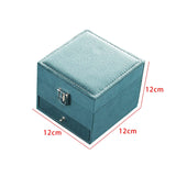 Maxbell Portable Jewelry Box Organizer Gift Multi Layer for ear Stud Bracelet Chain