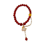 Maxbell Beads Bracelets Vintage Round Bead Romantic Jewelry for Men Anniversary Gift