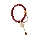 Maxbell Beads Bracelets Vintage Round Bead Romantic Jewelry for Men Anniversary Gift