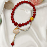 Maxbell Beads Bracelets Vintage Round Bead Romantic Jewelry for Men Anniversary Gift