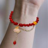 Maxbell Beads Bracelets Vintage Round Bead Romantic Jewelry for Men Anniversary Gift