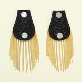 Maxbell Tassel Link Chain Epaulet Rhinestones Fashion Vintage for Proms Banquets
