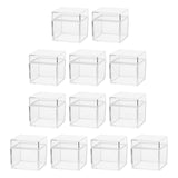 Maxbell 12 Pieces Cubic candy Boxes Mini for Nail Supplies Statues Graduation