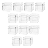 Maxbell 12 Pieces Cubic candy Boxes Mini for Nail Supplies Statues Graduation