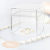 Maxbell 12 Pieces Cubic candy Boxes Mini for Nail Supplies Statues Graduation