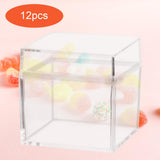 Maxbell 12 Pieces Cubic candy Boxes Mini for Nail Supplies Statues Graduation