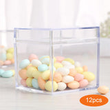 Maxbell 12 Pieces Cubic candy Boxes Mini for Nail Supplies Statues Graduation