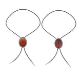 Maxbell Cowboy Bolo Tie Western Pendant Fashion for Graduation Engagement Wedding Red