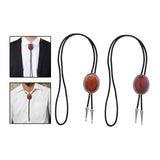 Maxbell Cowboy Bolo Tie Western Pendant Fashion for Graduation Engagement Wedding Red