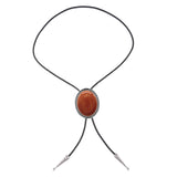 Maxbell Cowboy Bolo Tie Western Pendant Fashion for Graduation Engagement Wedding Red