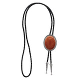 Maxbell Cowboy Bolo Tie Western Pendant Fashion for Graduation Engagement Wedding Red