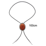 Maxbell Cowboy Bolo Tie Western Pendant Fashion for Graduation Engagement Wedding Red