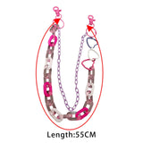 Maxbell Rainbow Pants Jean Chain Waist Chain Trousers Chain for Men and Women
