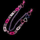 Maxbell Rainbow Pants Jean Chain Waist Chain Trousers Chain for Men and Women