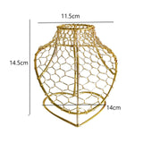 Maxbell Necklace Rack Necklace Holder Free Standing Metal for Stores Tabletop Home