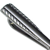 Maxbell Gentlemen Pinch Clips Tie Pins Shirt Clip Good Texture Length 6cm Classic Black