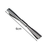 Maxbell Gentlemen Pinch Clips Tie Pins Shirt Clip Good Texture Length 6cm Classic Black