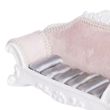 Maxbell Elegant Ring Display stand Rings Storage Case for New Year Dresser Pink Gray