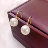 Maxbell Pearl Earrings Faux Classic Elegant Dangle Earrings Aureate Women Ladies