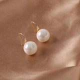 Maxbell Pearl Earrings Faux Classic Elegant Dangle Earrings Aureate Women Ladies