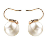 Maxbell Pearl Earrings Faux Classic Elegant Dangle Earrings Aureate Women Ladies