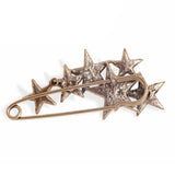 Maxbell Pentagram Brooch Pin Neckline Artificial Pins for Dresses Ornament Shirts