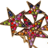 Maxbell Pentagram Brooch Pin Neckline Artificial Pins for Dresses Ornament Shirts
