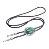 Maxbell Retro Style Bolo Tie Oval Pendant Clothing Accessory for Graduation Wedding