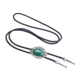 Maxbell Retro Style Bolo Tie Oval Pendant Clothing Accessory for Graduation Wedding