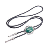 Maxbell Retro Style Bolo Tie Oval Pendant Clothing Accessory for Graduation Wedding