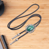 Maxbell Retro Style Bolo Tie Oval Pendant Clothing Accessory for Graduation Wedding