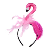 Maxbell Flamingo Headband hoops Decor for Costume Accessory Carnival Halloween